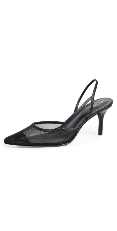 Reformation Whitnee Slingback Heels Black