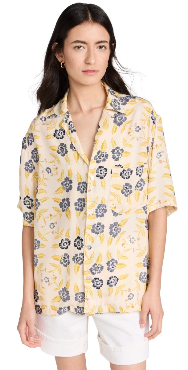 Natalie Martin Collection Kevin Shirt Prairie Indigo