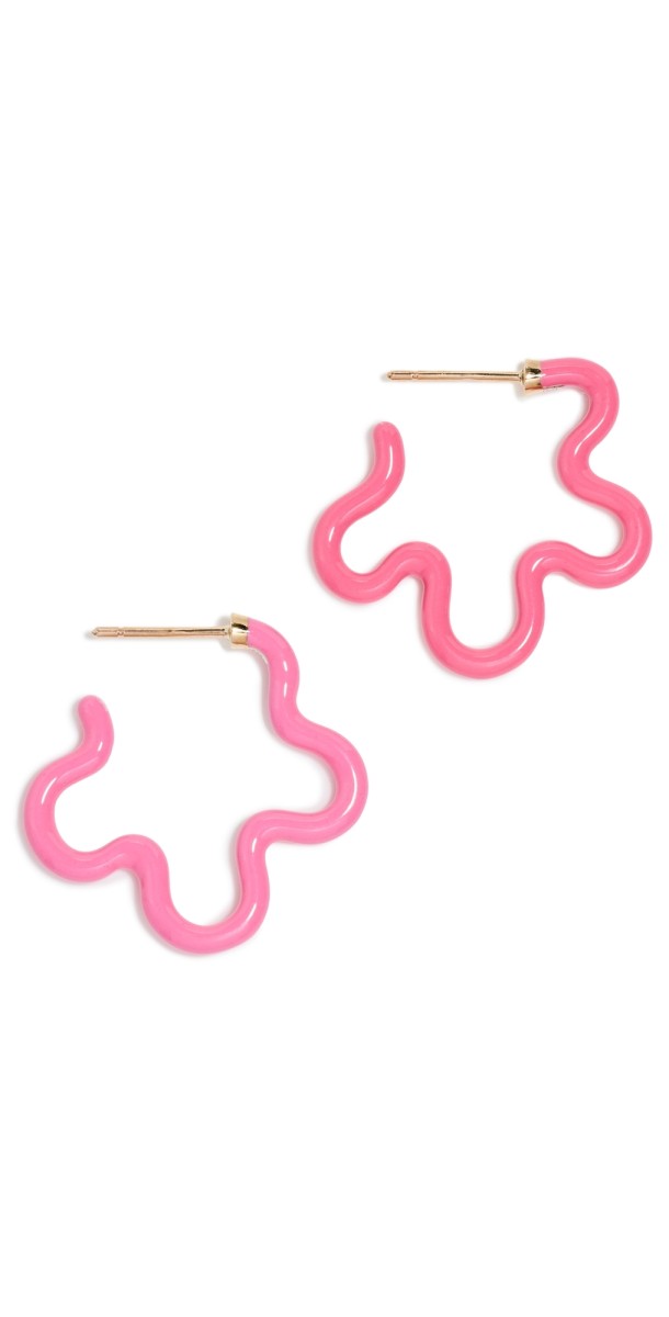 Bea Bongiasca Two Tone Earrings Bubble Gum Pink