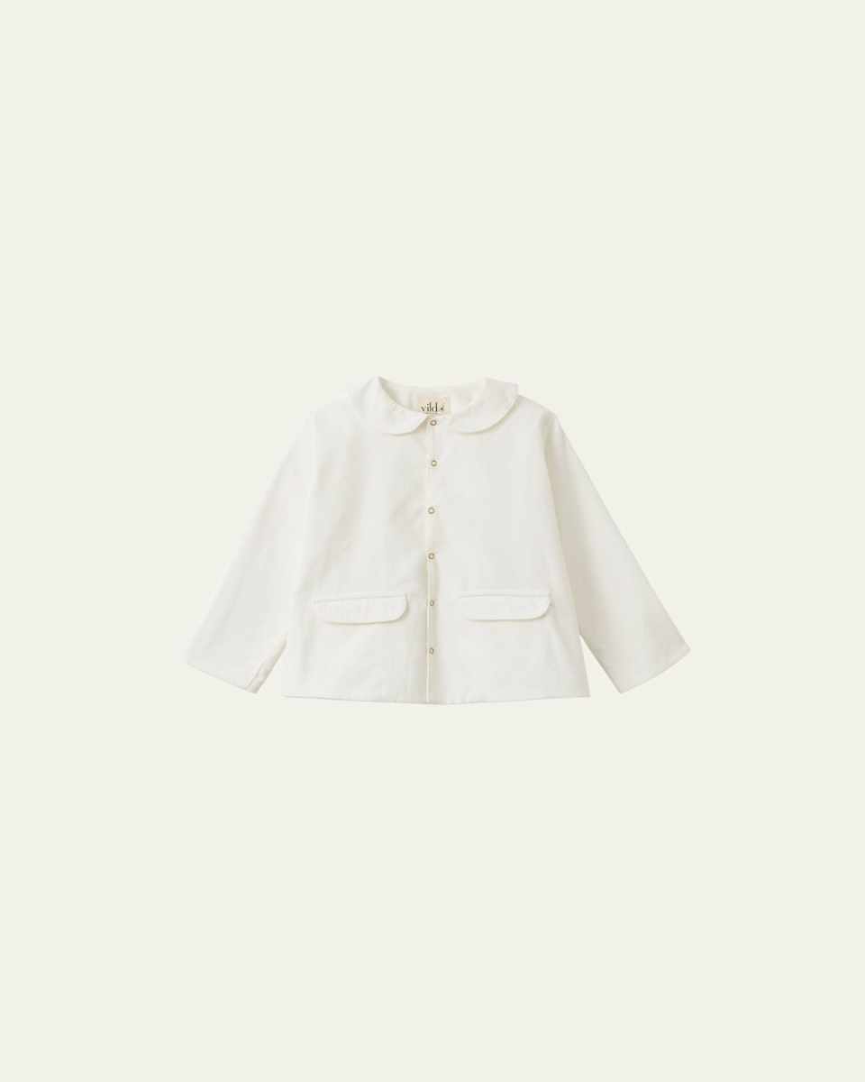 Kid's Organic Cotton Corduroy Jacket, Size Newborn-3