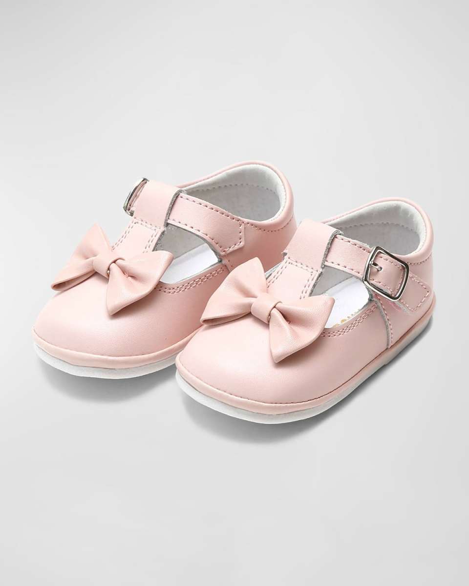 Minnie Bow Leather Mary Janes, Baby