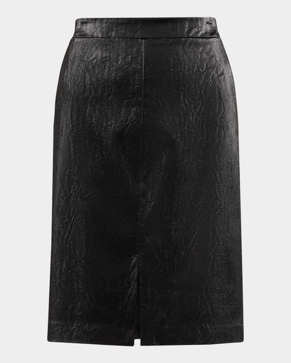 Alanis Straight Silken Skirt