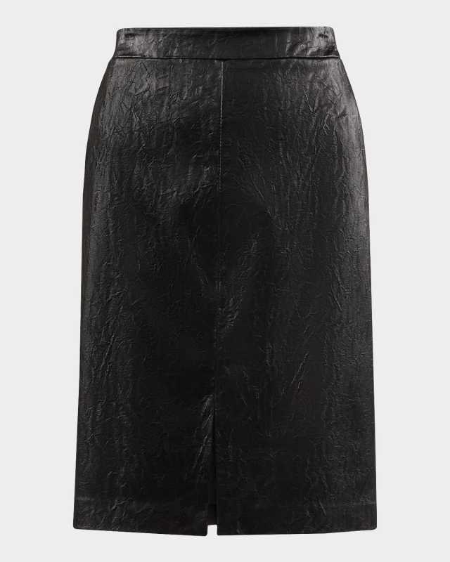 Alanis Straight Silken Skirt