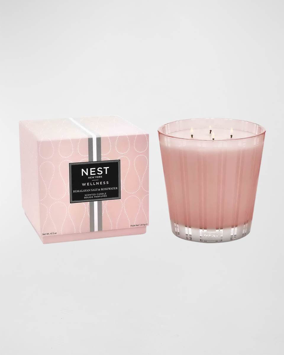 43.7 oz. Himalayan Salt & Rosewater Luxury Candle