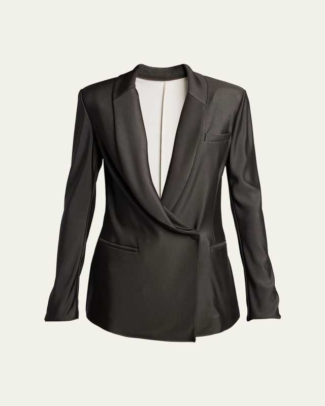 Double Jersey Blazer Jacket