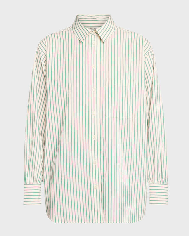Oversized Stripe Pocket Shirt