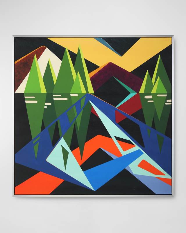 "Chromatic Nightfall" Framed Giclee by Ingrid Horner