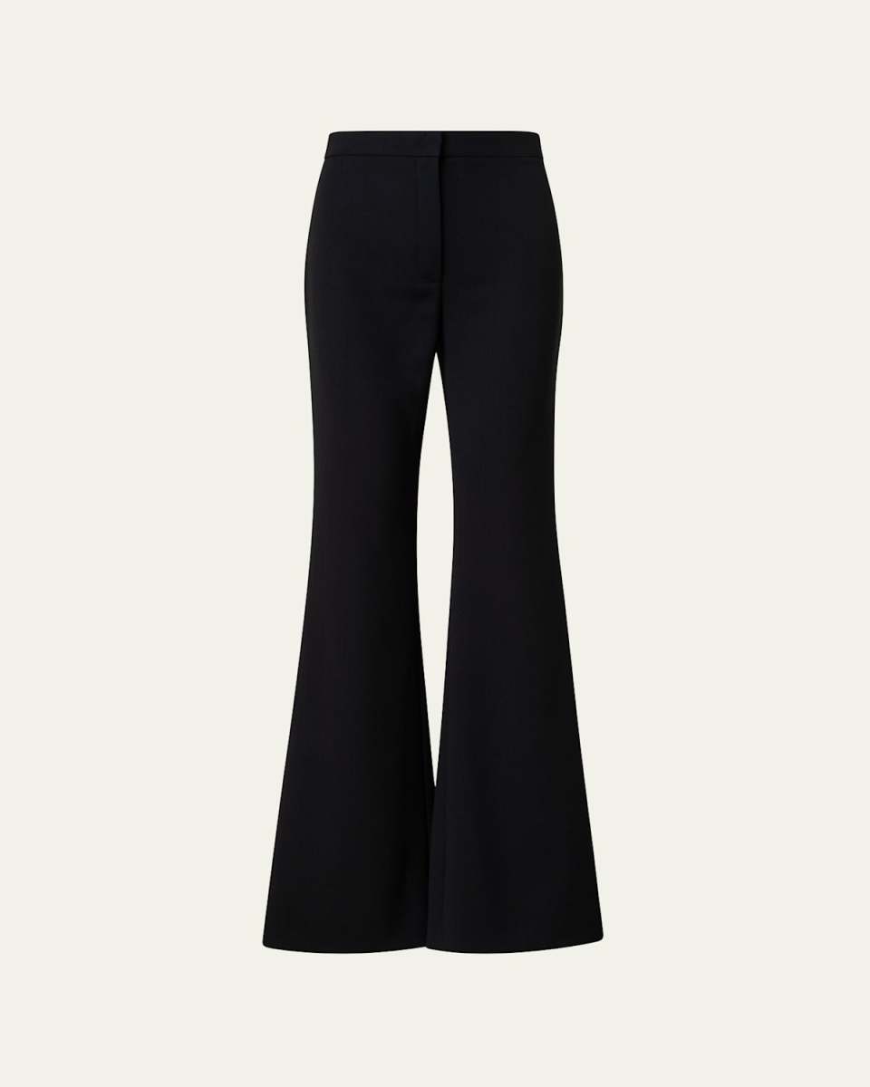 Courtney Wool Crepe Bootcut Pants