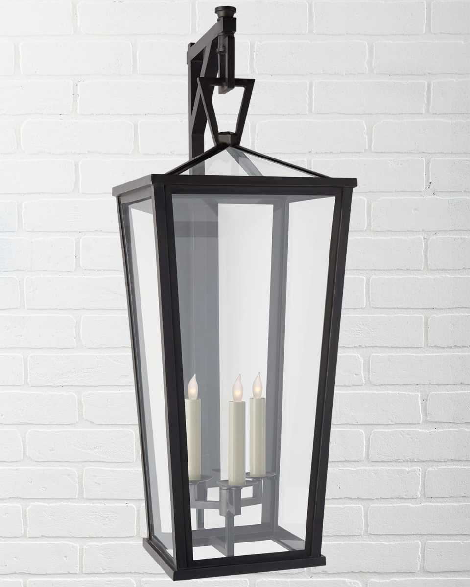 Darlana Grande Tall Bracketed Wall Lantern By Chapman & Myers