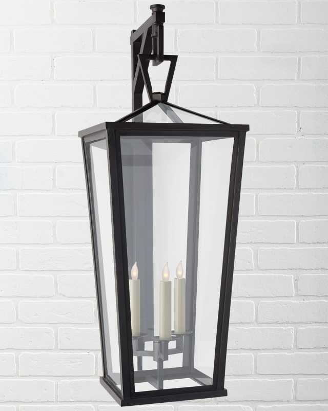 Darlana Grande Tall Bracketed Wall Lantern By Chapman & Myers