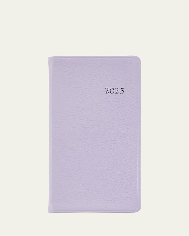 2025 6" Leather Pocket Datebook