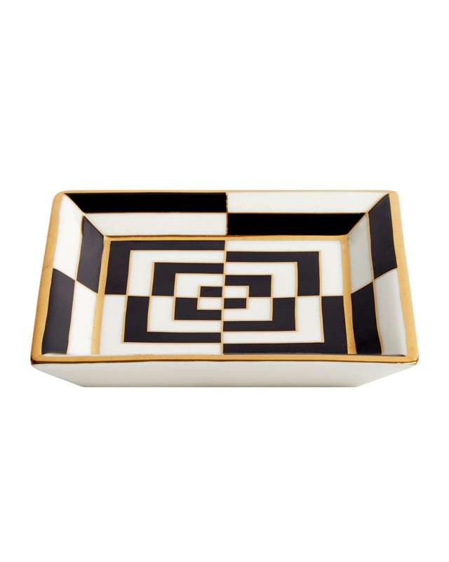 Op Art Square Tray