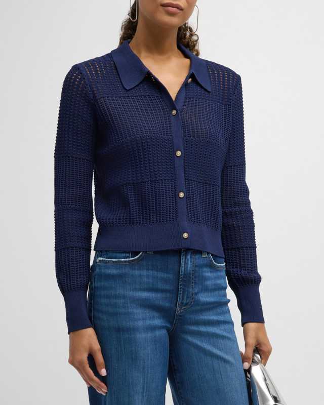 Shrunken Crochet Cardigan