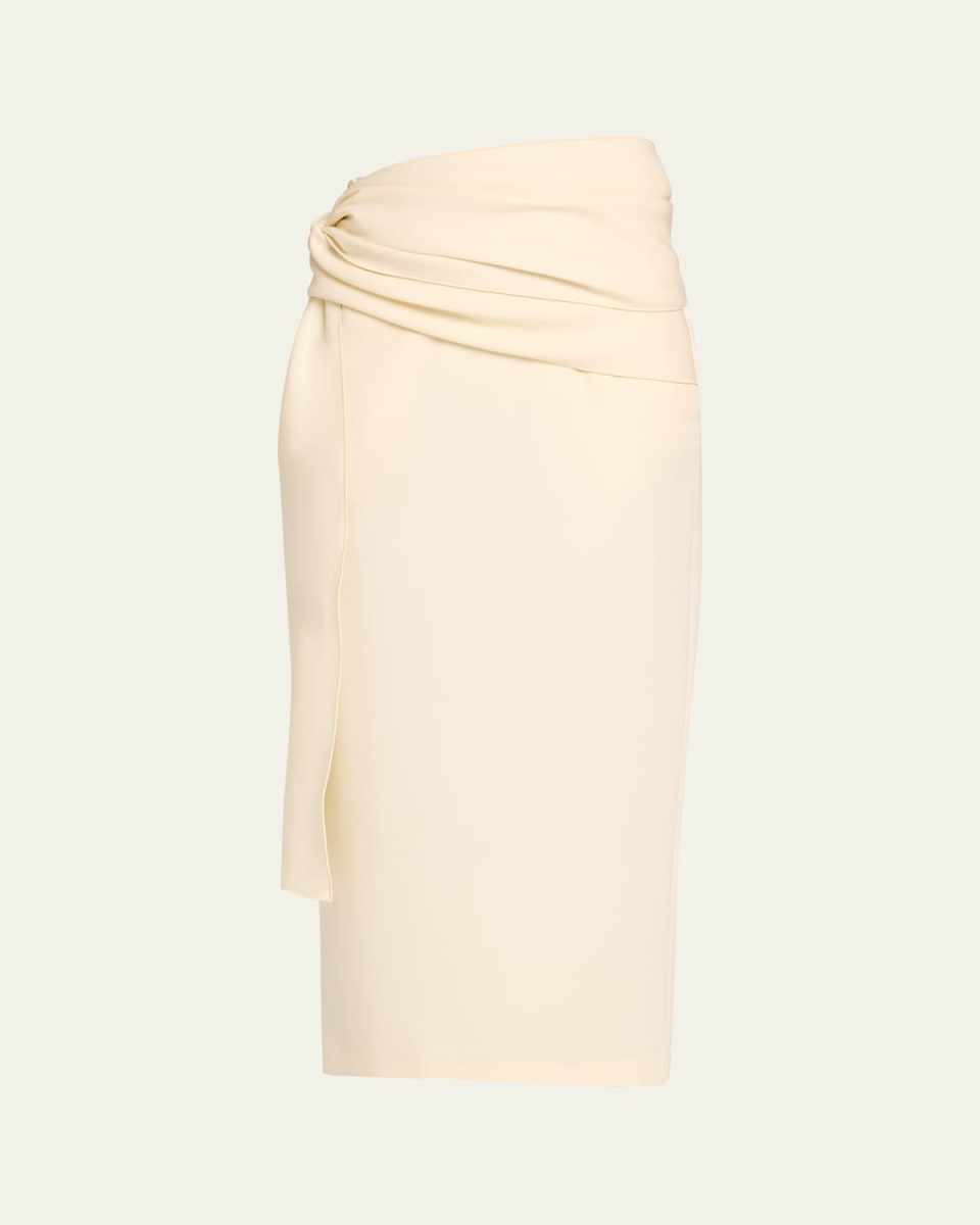 Laz Maxi Wool Silk Skirt