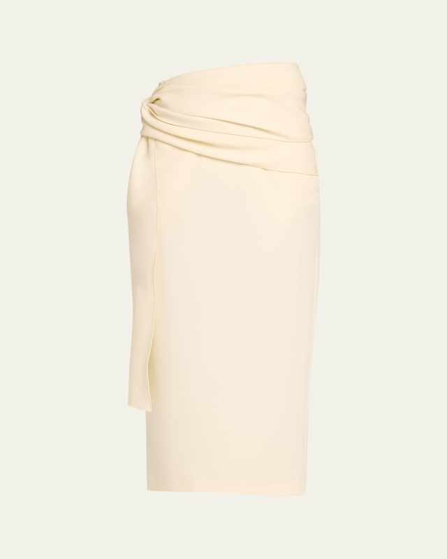 Laz Maxi Wool Silk Skirt