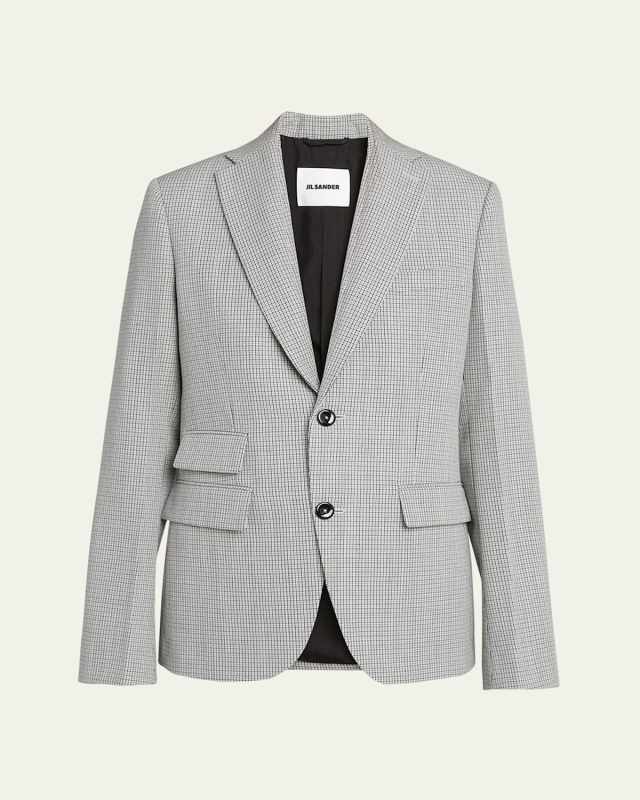 Plaid Wool Jacket