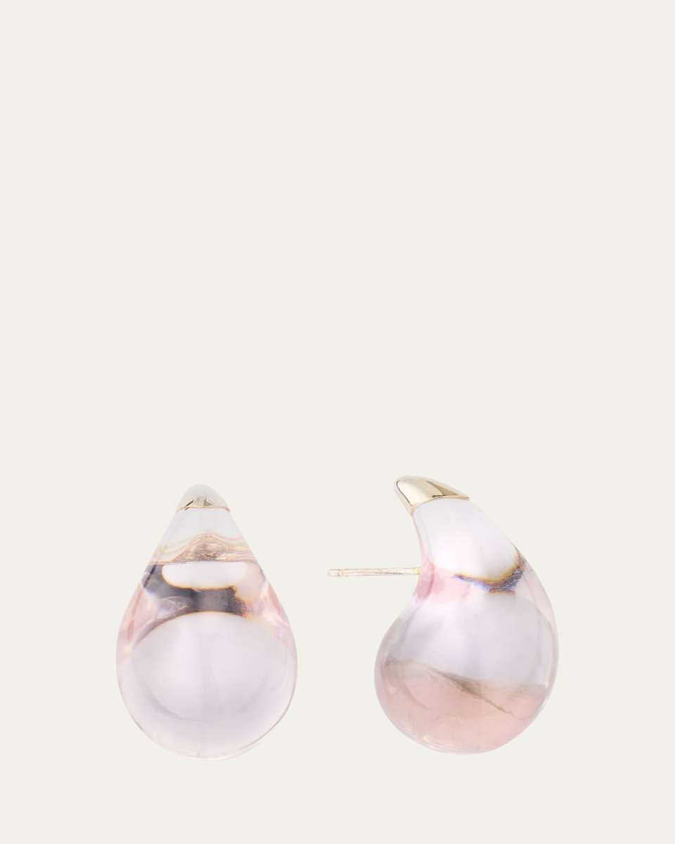 Resin Sterling Silver Drop Earrings