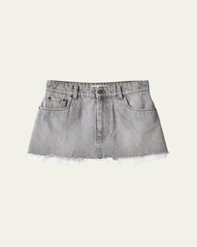 Mini Denim Skirt