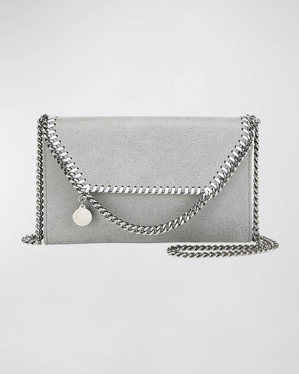 Falabella Mini Vegan Leather Wallet on Chain