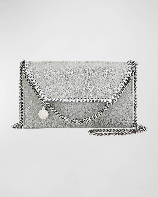 Falabella Mini Vegan Leather Wallet on Chain