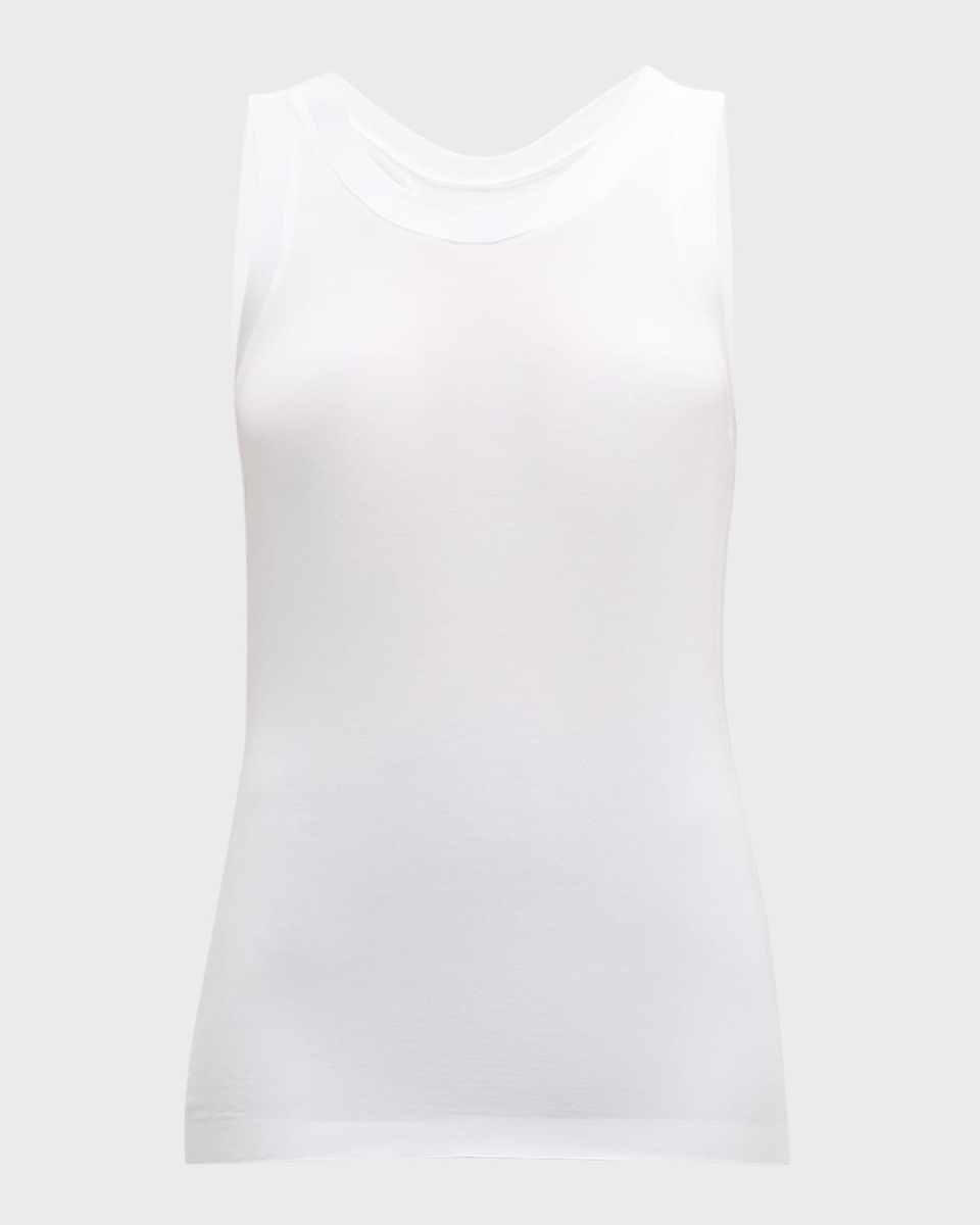 Racer Sleeveless Stretch Tank Top