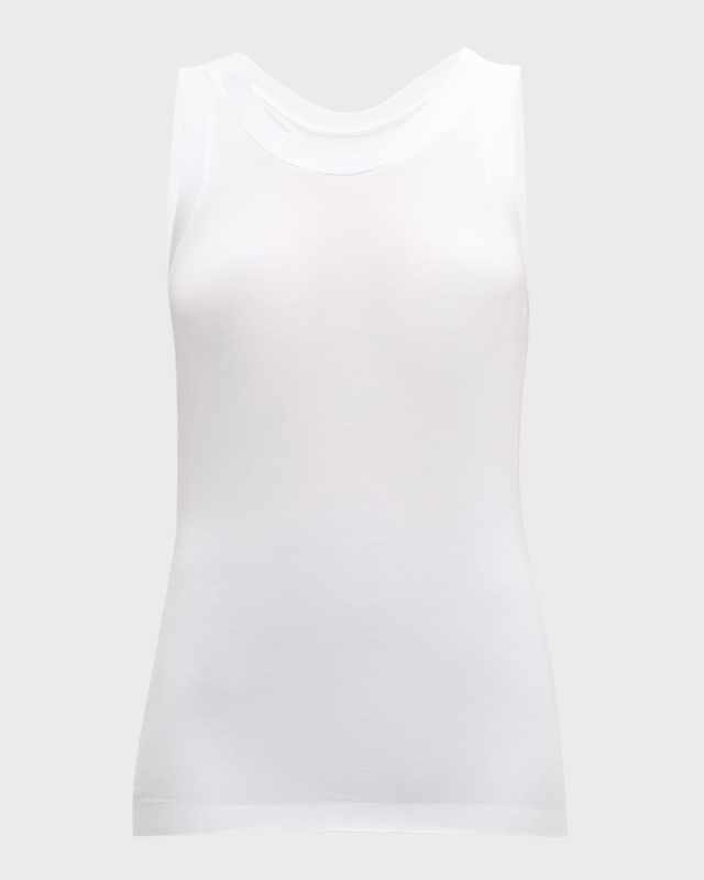 Racer Sleeveless Stretch Tank Top