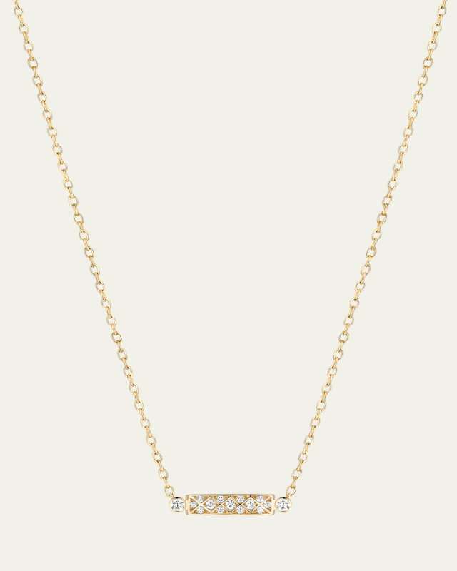 18K Parisian Stroll Mood Pendant Necklace