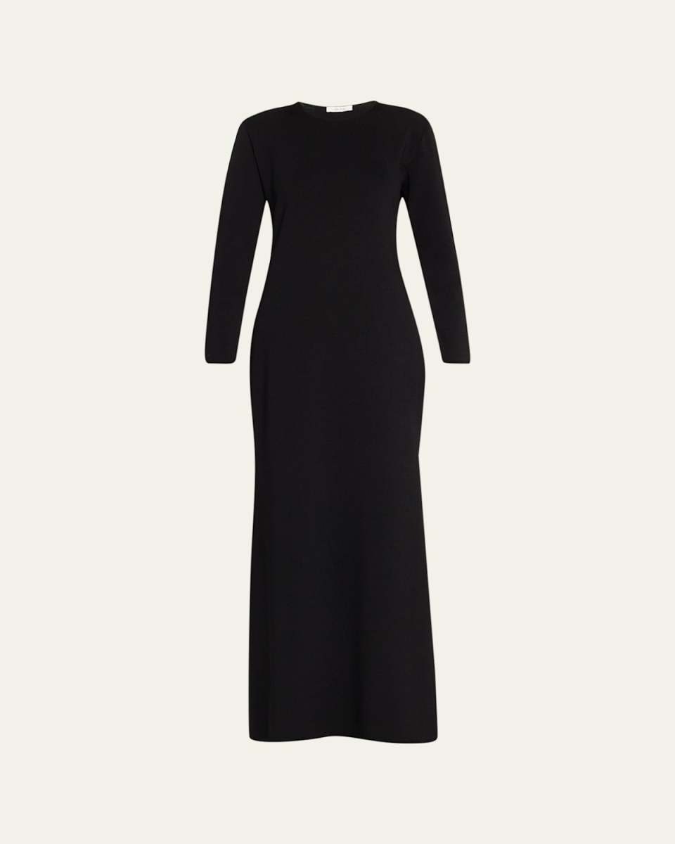 Claudias Long-Sleeve Maxi Dress