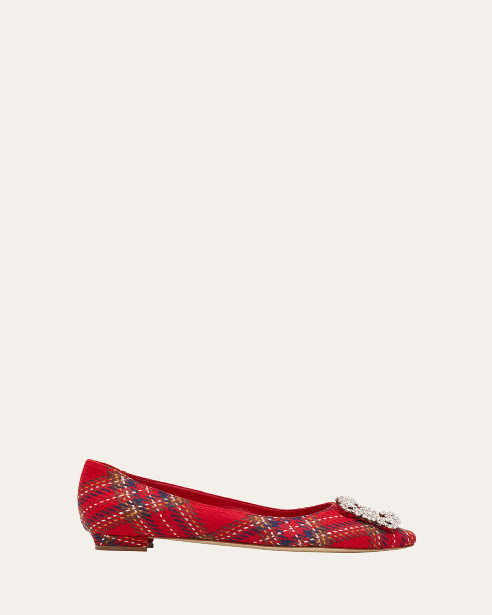 Hangisi Multi Woven Buckle Ballerina Flats