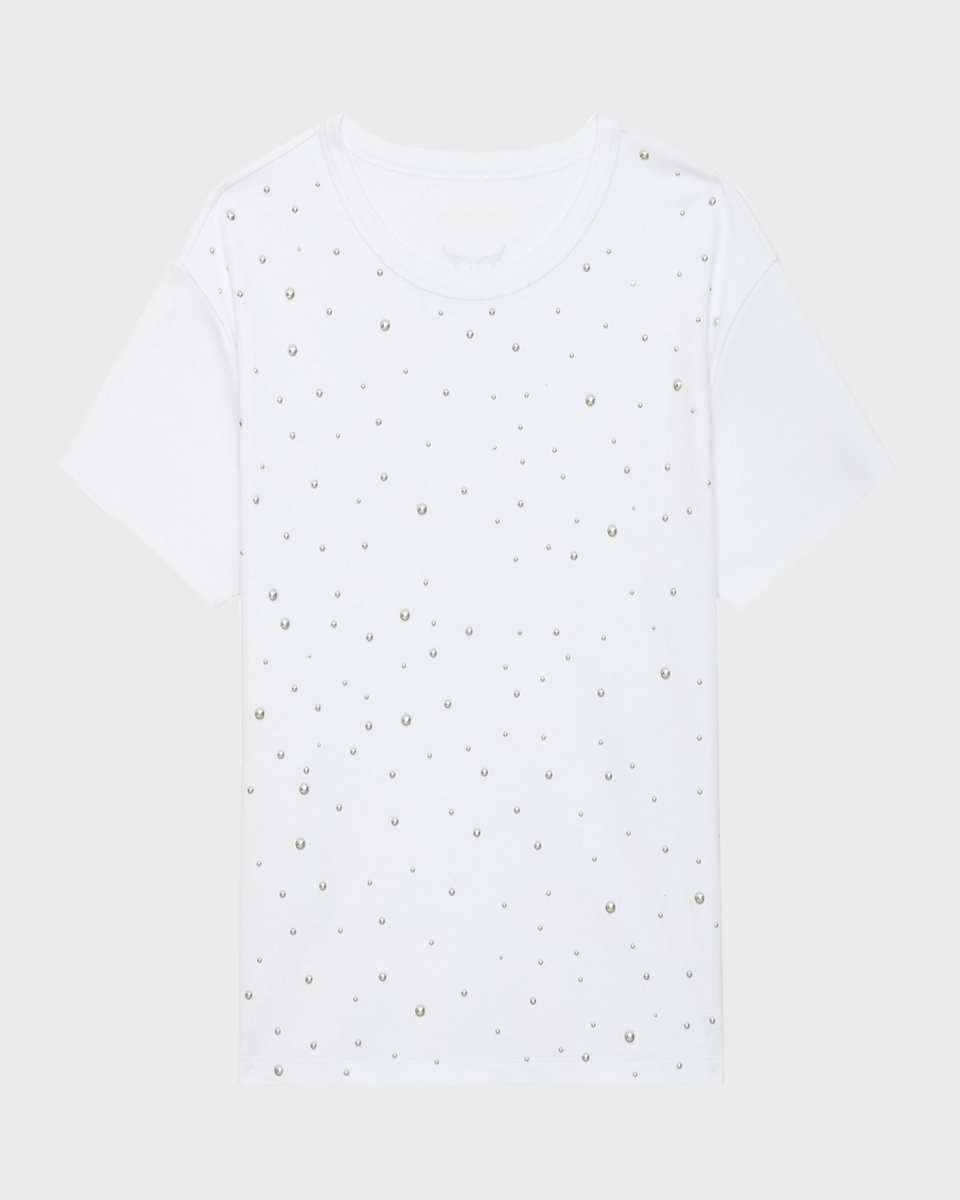 Marta Studded Short-Sleeve T-Shirt