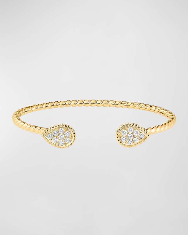 Serpent Bohème 18K Yellow Gold 2-Motif Diamond Bracelet