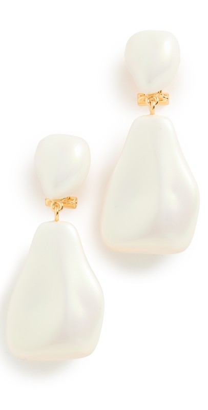 Lele Sadoughi Wilma Pearl Drop Earrings Pearl