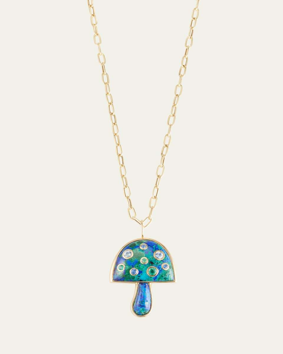 Magic Mushroom Pendant Necklace