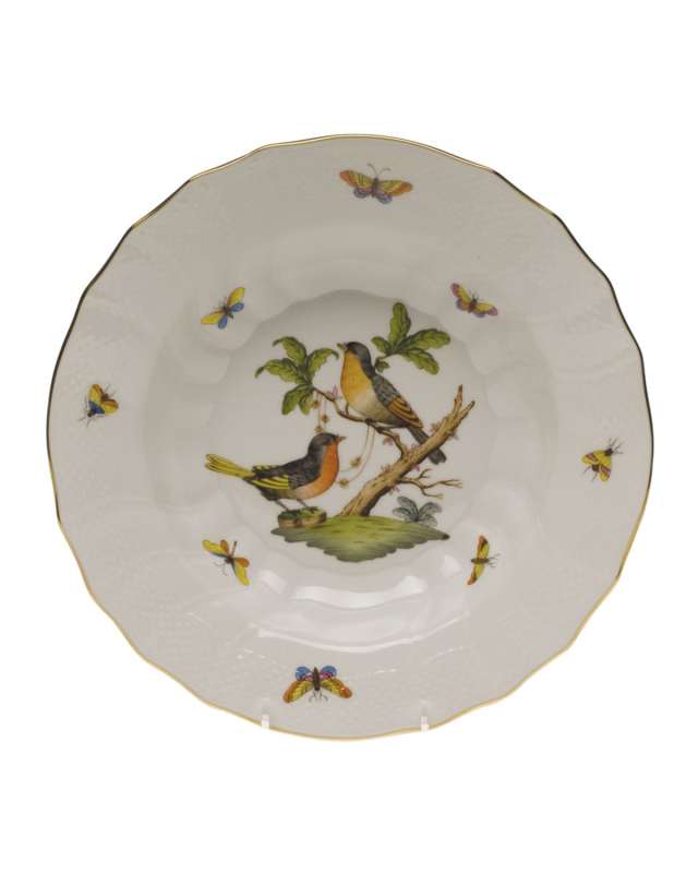 Rothschild Bird Motif 8 Rim Soup Bowl