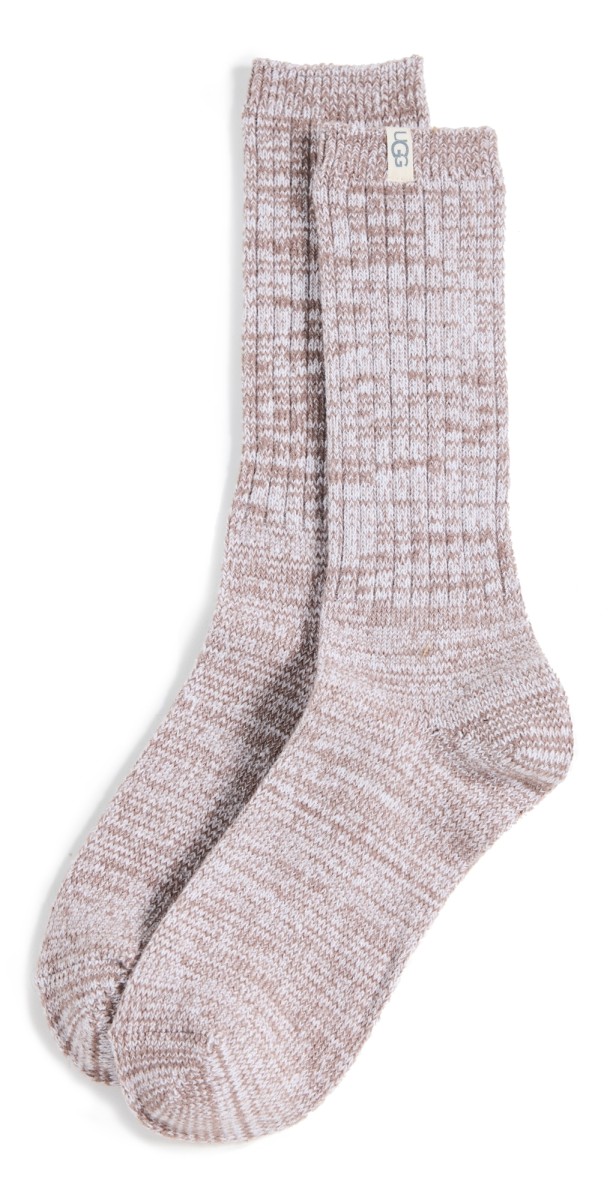 UGG Rib Knit Slouchy Crew Socks Allspic