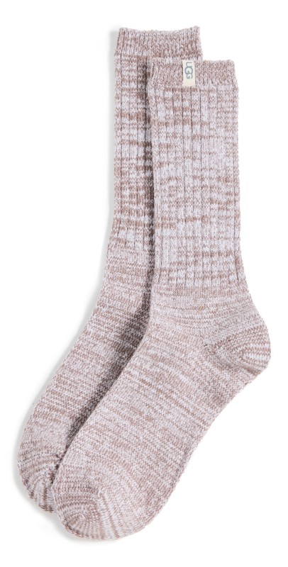 UGG Rib Knit Slouchy Crew Socks Allspic