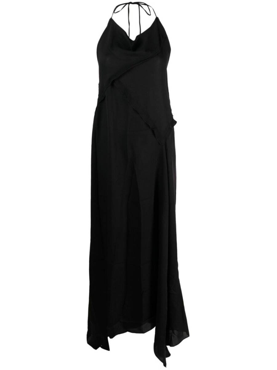 maxi silk dress
