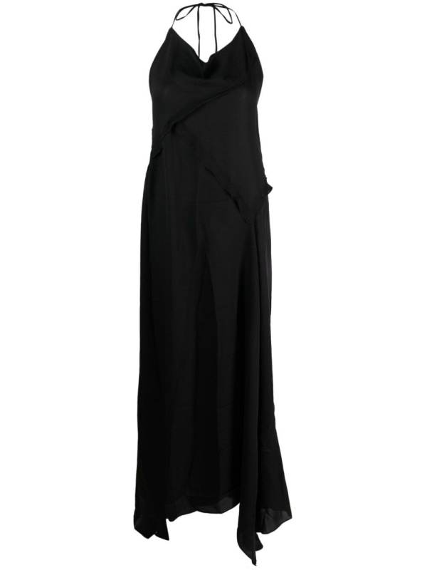 maxi silk dress