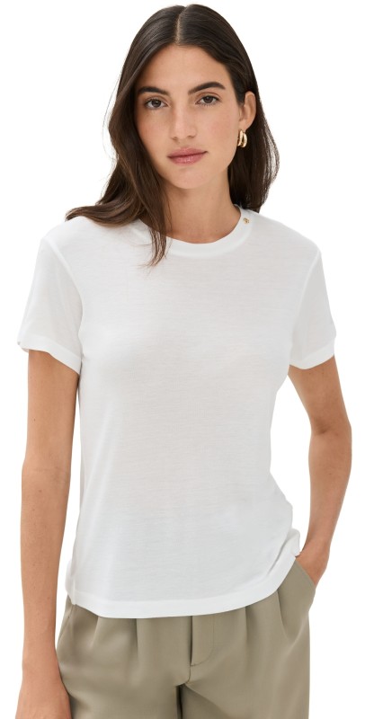 ANINE BING Amani Tee White