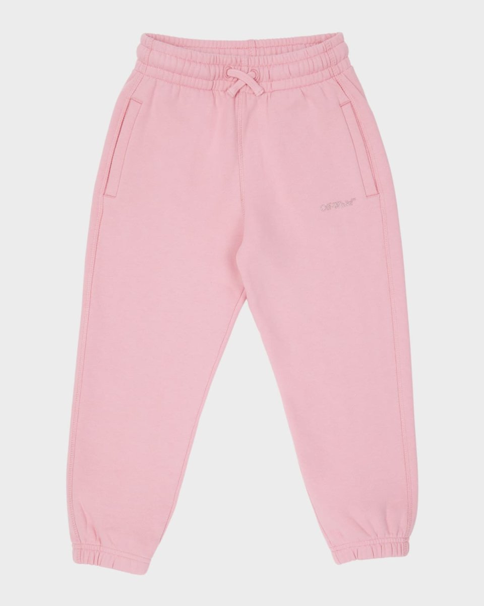 Girl's Bookish Logo-Print Sweatpants, Size