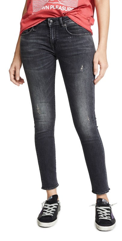 R13 The Kate Skinny Jeans Orion Black
