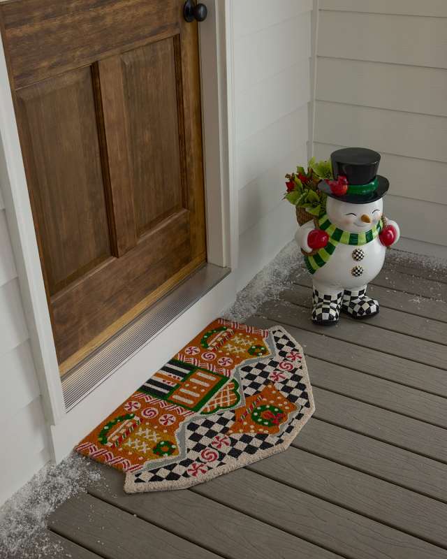 Gingerbread House Entrance Mat