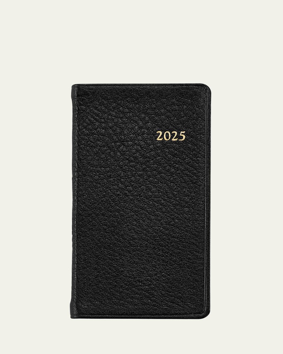 2025 6" Leather Pocket Datebook