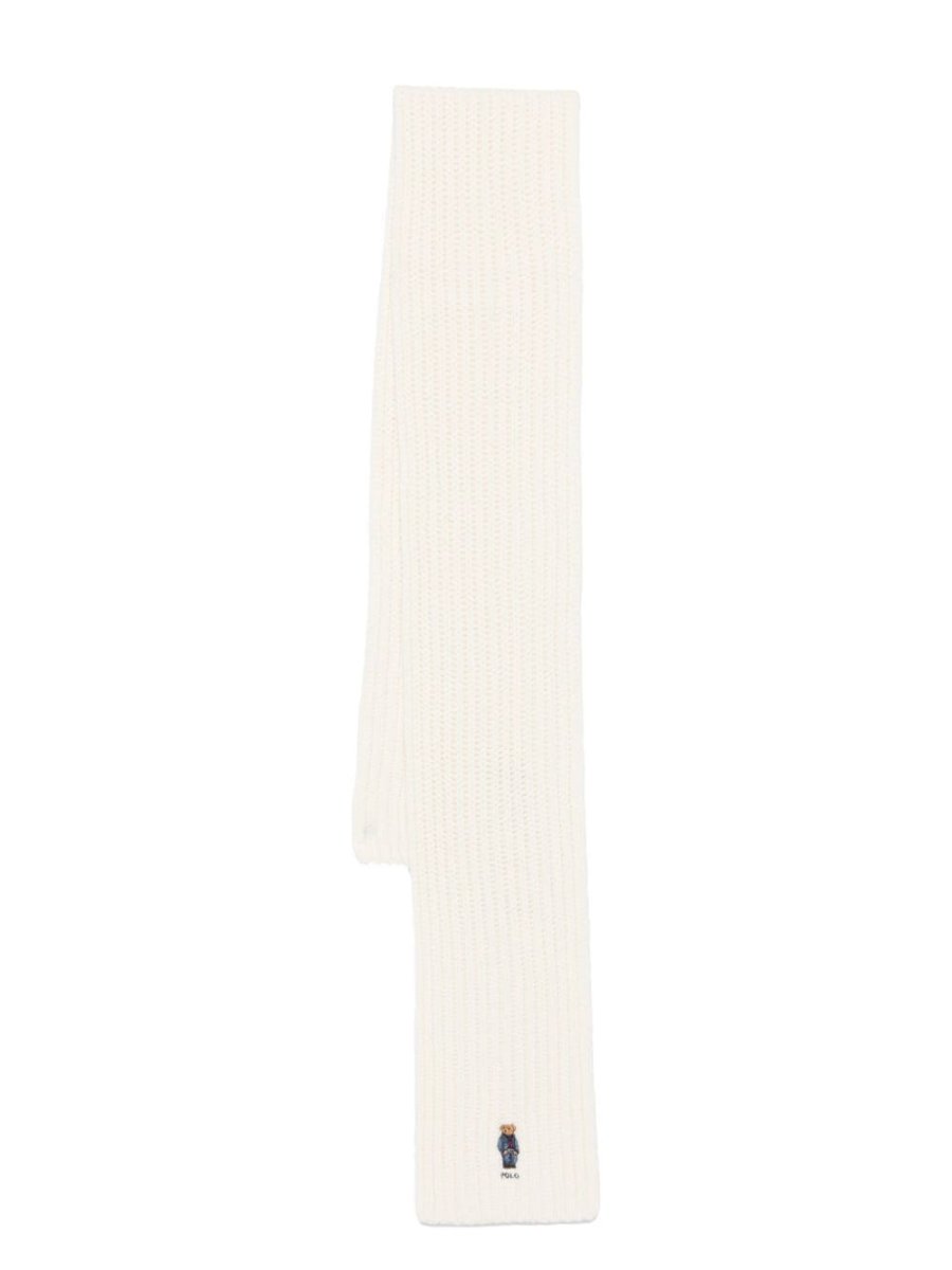 Polo Bear-motif scarf