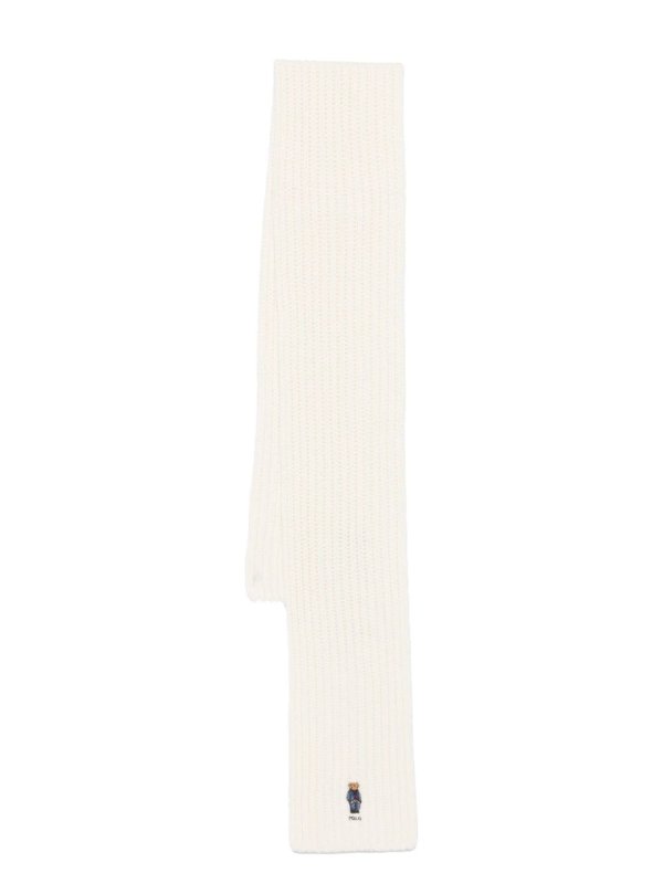 Polo Bear-motif scarf