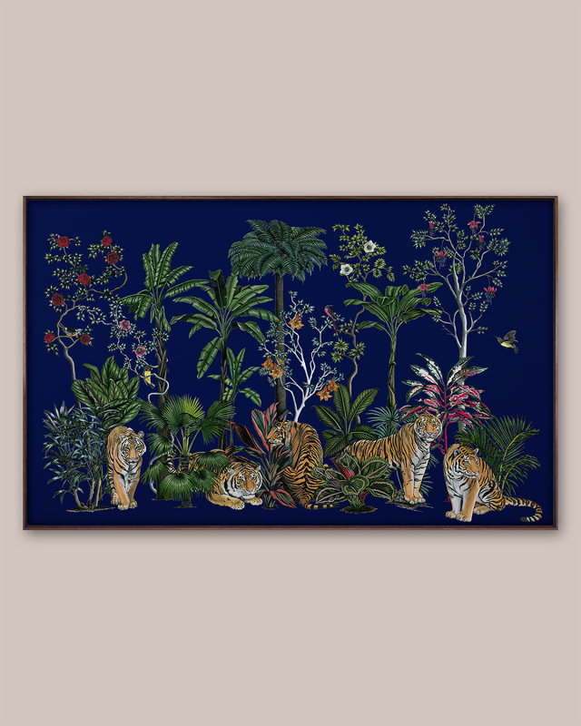 Tiger Summer II' Framed Wall Art