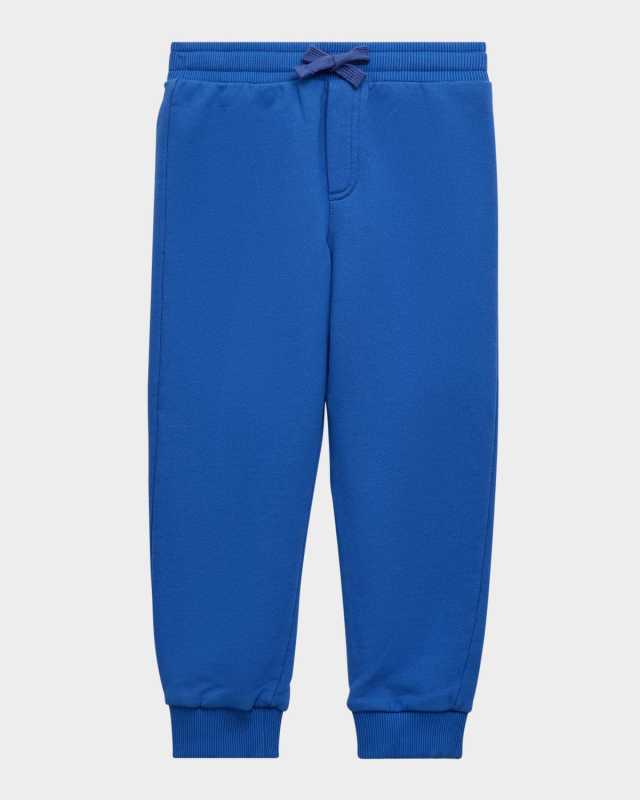 Boy's Etichetta Joggers W/ Logo Plaque, Size 12M-30