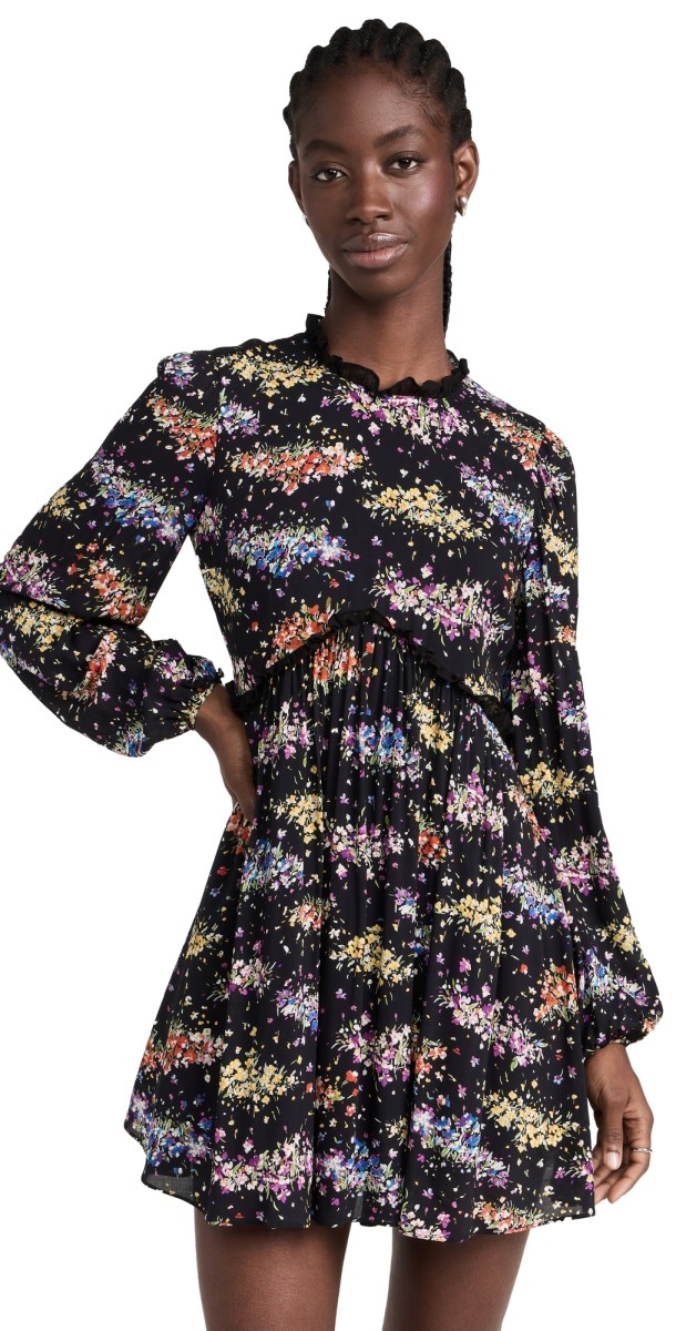 AMUR Codi Mini Dress Floral Confetti