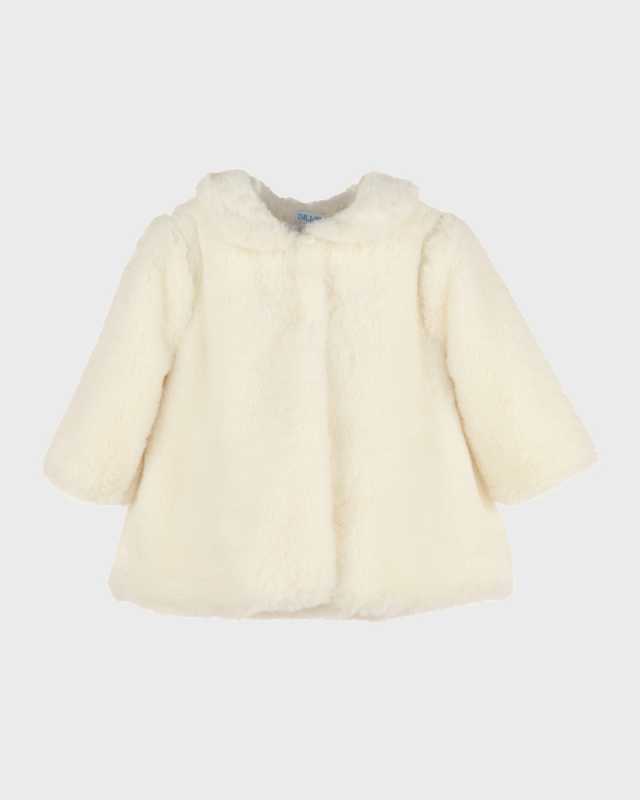 Girl's Cozy Faux Fur Jacket, Size 6M-