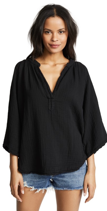 9seed Marrakesh Dashiki Coverup White